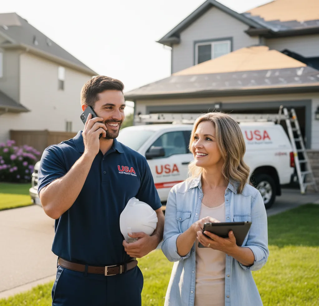 USA Roof Repair Experts customer support in Christiana